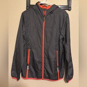 Champion Grey and Orange Windbreaker Jacket